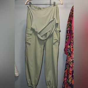 SHEIN Mint Green Matching Jogger and Top Set